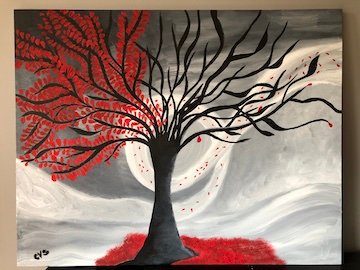 Winter is Coming painting by Carla Sewell