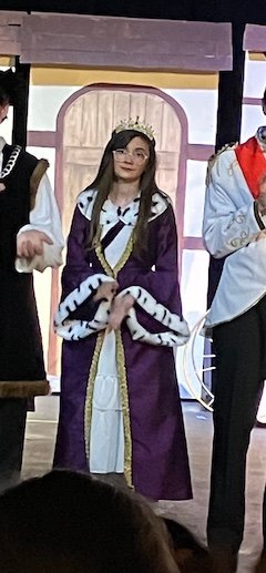 Olivia performing in Cinderella